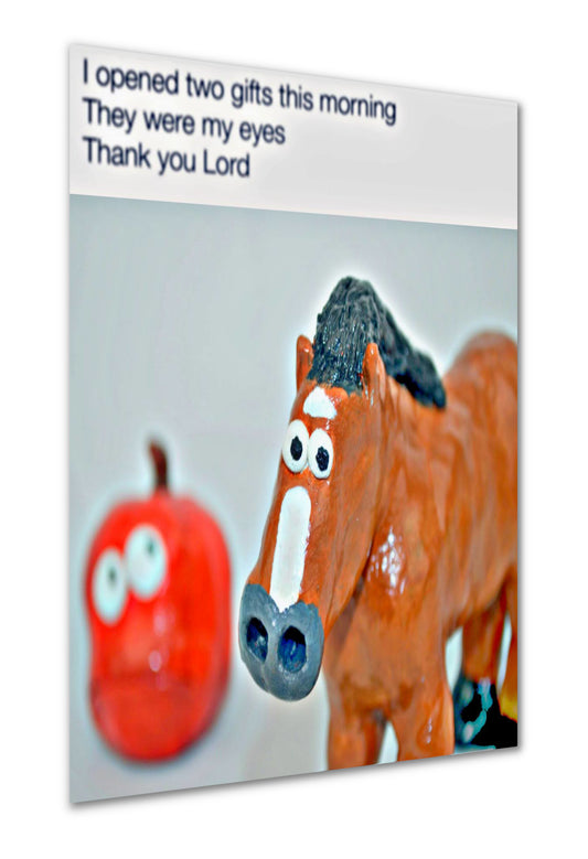 Thankful Horse Poster