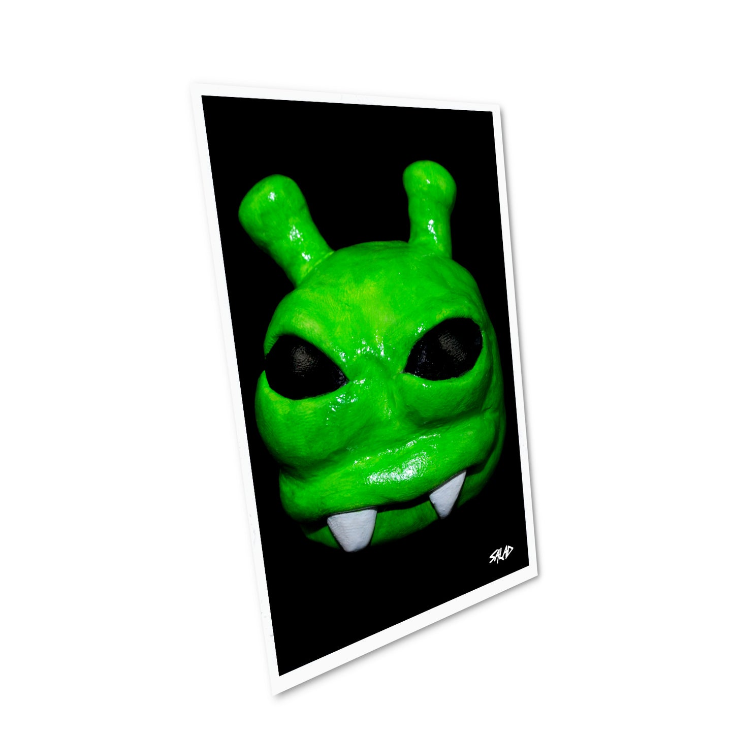 Green Alien Print