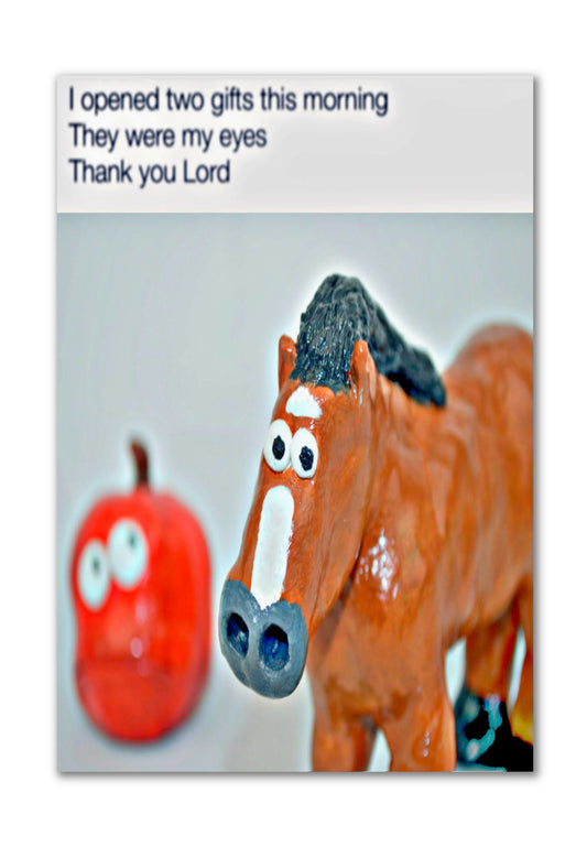 Thankful Horse Poster