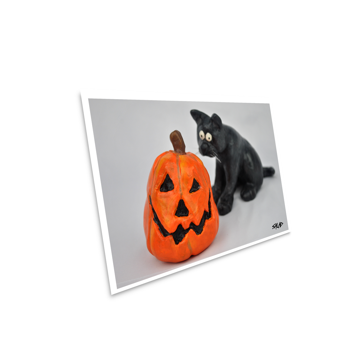 Black Cat Print