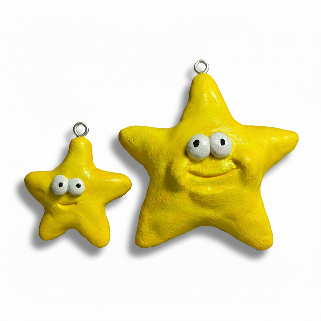 Happy Star Ornaments